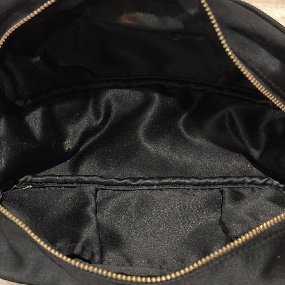 Prada parfums zip around cosmetic bag
